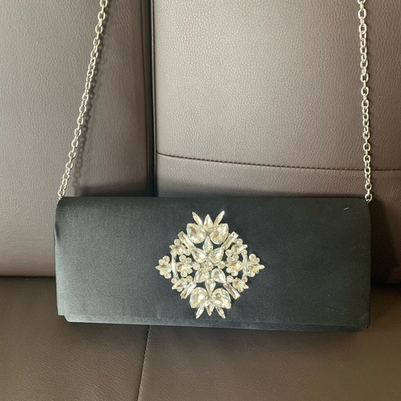 Diamond Handbag party bag crossbody wallet - Picture 1 of 10